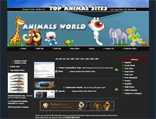 Tablet Screenshot of animalsites.net